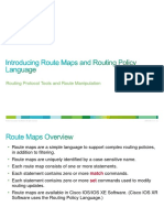 Introducing Route Maps and Routing Policy Language