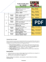 PLAN LECTOR 4º Grado