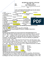 Thời gian: 45 phút, không kể thời gian phát đề: Read the passage and answer the questions that follow