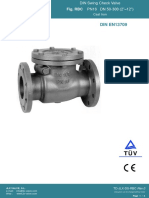 Valvula de Retencion A Clapeta Oscilante Din pn16 dn50 300