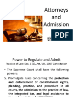 Attorneys and Admission