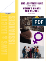 LAWS & EXECUTIVE ISSUANCES (1904-2020) : WOMEN'S RIGHTS AND WELFARE Second Edition Part II