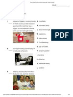 Test - Unit 4 - Family Structures (Listening Collins) - Quizlet