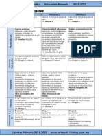 Diciembre - 6to Grado Dosificación (2021-2022)