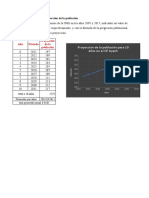 Estimación y Proyección de La Población