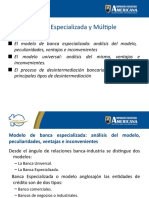 Banca Especializada y Multiple