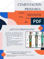 Cementacion Primaria