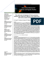 The Embryonic Development of Clarias Gariepinus Fertilized Eggs Subjected To Different Water Temperature Interval in An Indoor Hatchery in Jos