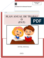 Inicial Plan Anual de Trabajo 2022 Pat MD