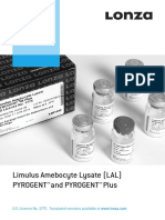 Limulus Amebocyte Lysate (LAL) Pyrogent™ and Pyrogent™ Plus: Pharma&Biotech