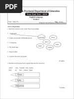 Grade 06 English 3rd Term Test Paper With Answers 2020 Southern Province