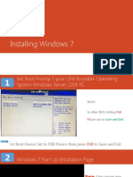 Installing Windows 7