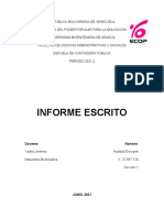 Informe - IMPUESTOS MUNICIPALES