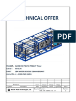 Technical Specification SWRO 4x2500cmd