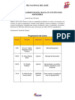 Día Nacional Del Maíz Programa