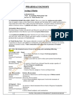 Pharmacognosy: Short Questions Carrying 4 Marks