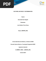 Tarea 2 Vectores, Matrices y Determinantes