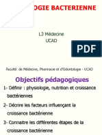 Physiologie Bactérienne L3 Médecine 2019