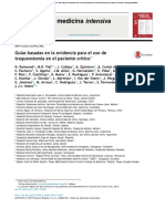 Guías Basadas en La Evidencia para El Uso de Traqueostomía en El Paciente Crítico?