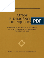 Autos e Diligências de Inquirição