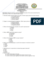 Department of Education: Directions: Read The Questions Carefully and Choose The Letter of The Correct Answer From The