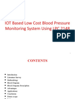 IOT Based Low Cost Blood Pressure Monitoring System Using LPC 2148