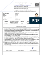 Date of Exam Name & Address of The Examination Centre Centre Code Paper (I) & Time Paper (II) & Time