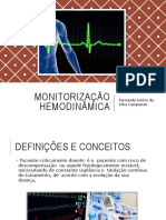 Aula 01 - Monitorização Hemodinâmica