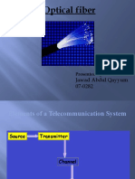 Optical Fiber: Jawad Abdul Qayyum 07-0282