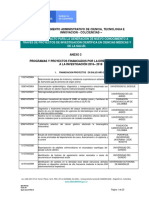 Anexo 3 - Programas y Proyectos Financiados Por La Direccion de Fomento A La Investigacion 2016 - 2018