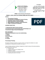 Chapter 1 Module 1 I. Basic Concept in Tourism Planning and Development