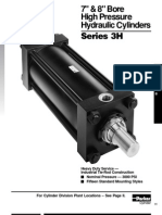 Series 3H: 7" & 8" Bore High Pressure Hydraulic Cylinders