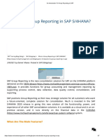 An Introduction To Group Reporting in SAP