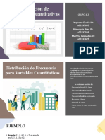 Distribución de Frecuencias Cuantitativas Grupo #2