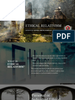 Ethical Relativism: Instructor: Ronnel John M. Romagos