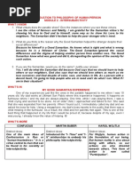 Introduction To Philosophy of Human Person Module 2 - Intersubjectivity What I Know