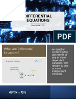 DIFFERENTIAL EQUATIONS (Notes 1)