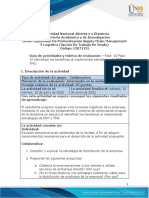 Guía de Actividades y Rúbrica de Evaluación - Unidad 9 - Fase 10 - Identificar Los Beneficios Al Implementar Estrategias de DRP y TMS en Una Empresa