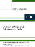 Descriptive Statistics: © 2019 Cengage. All Rights Reserved