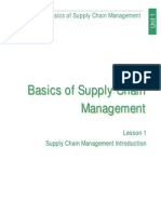 Basics of Supply Chain Managment (Lesson 1)