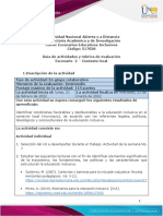 Guía de Actividades y Rúbrica de Evaluación - Unidad 1 - Escenario 2 - Contexto Local