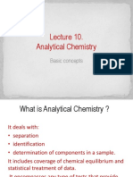 Lecture 10. Analytical Chemistry (Presentation) Author Medical University of Lublin