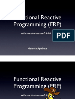 Functional Reactive Programming (FRP)