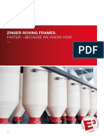 Zinser Roving Frames.: Faster - Because We Know How.