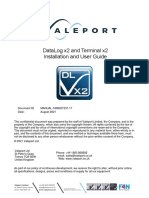 DataLog X2 Terminal X2 Installation and User Guide