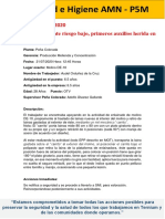 P5M-SEM-32-2020 - Accidente Riesgo Bajo, Primeros Auxilios Herida en Ded..