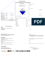 Primary Package Label (Ultra-Small (1ml or GM To 50 ML or GM) ) & (Small (51 ML or GM To 250 ML or GM) )