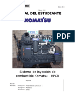 Sistema de Inyección de Combustible Komatsu - HPCR