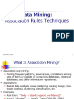 Data Mining:: Association Rules Techniques