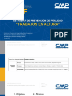 Estándar de Fatalidad Trabajos en Altura